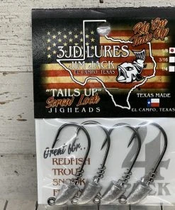 3JD Lures 3JD Tails Up Screwlock Jigheads