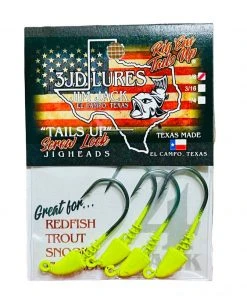 3JD Lures 3JD Tails Up Screwlock Jigheads