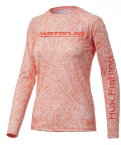 Apparel HUK Women's Linear Leaf Pursuit - Linear Leaf Desert Flower