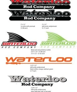Waterloo Rods Waterloo Performance Decal (Multiple Colors)