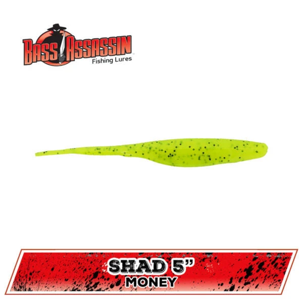 Bass Assassin Fishing Lures Bass Assassin Saltwater Shad- 5" 8 CT Lures & Tackle