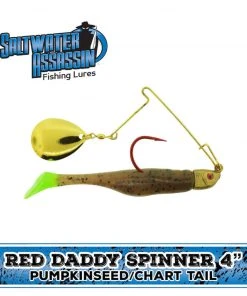Bass Assassin Fishing Lures Bass Assassin Red Daddy Spinner 4
