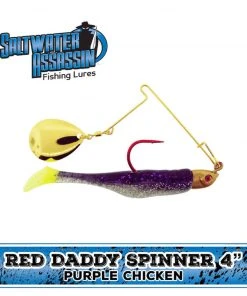 Bass Assassin Fishing Lures Bass Assassin Red Daddy Spinner 4