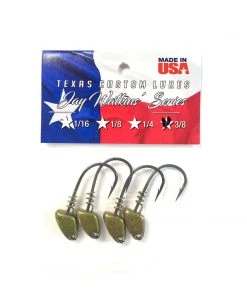 Lures & Tackle Texas Custom Lures Jighead- Watermelon Red (Multiple Sizes)