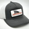GOTSTUFF,INC Waterloo Charcoal And White Cap - Tails Up Patch Caps