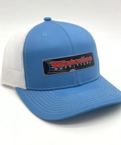 Compadres Design Inc. Waterloo Outfitters Columbia Blue And White Cap Caps