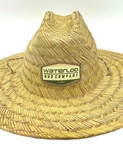 GOTSTUFF,INC Waterloo Straw Hat - Waterloo Badge Patch Logo