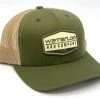 GOTSTUFF,INC Waterloo Army Green And Khaki Cap - Badge Patch Caps