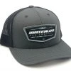 GOTSTUFF,INC Waterloo Charcoal And Black Cap - Fish The Best Badge Patch