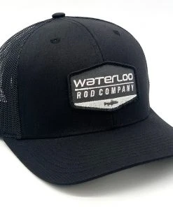 GOTSTUFF,INC Waterloo Black On Black Cap - Badge Logo Caps