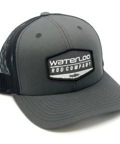 GOTSTUFF,INC Waterloo Charcoal And Black Cap - Badge Patch Caps