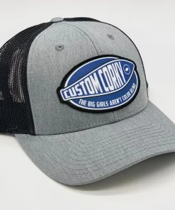 Texas Custom/Custom Corky Caps Heather Grey And Black Custom Corky Cap