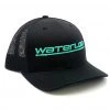 Viatran Inc Caps Waterloo Black On Black Cap - Seafoam Performance Puff Logo