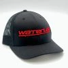 Viatran Inc Waterloo Black On Black Cap - Red Performance Puff Logo Caps