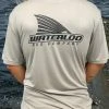 Viatran Inc Waterloo Silver Short Sleeve Performance Shirt - Tails Up Logo