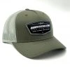 GOTSTUFF,INC Waterloo Grey Green Cap - Fish The Best Badge Patch Caps
