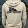 REEL Sportswear Light Gray Performance Hoody - Tails Up Logo