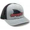 Viatran Inc Caps Waterloo Heather Grey And Black Cap - Red Tails Up Logo