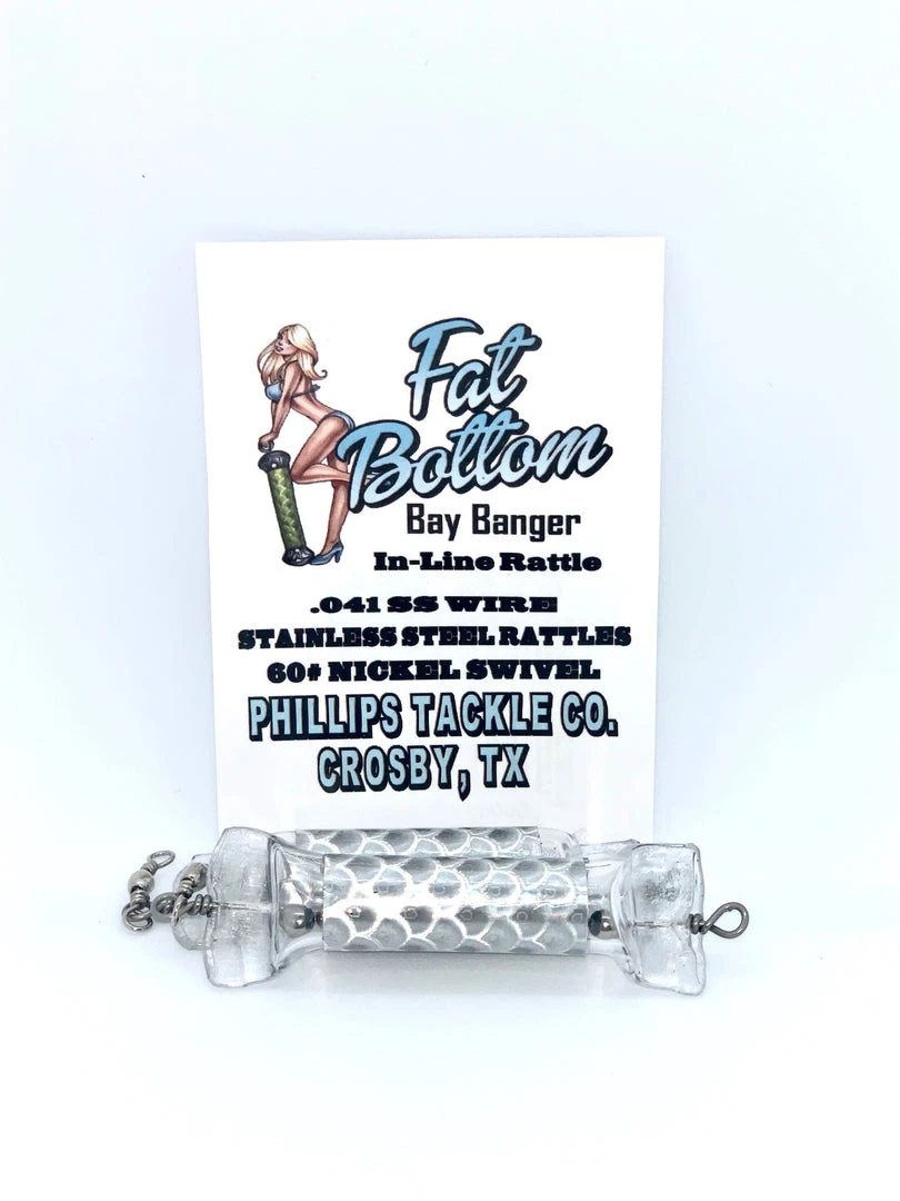 Lures & Tackle Fat Bottom Bay Bangers - 2 Pack (Multiple Colors)