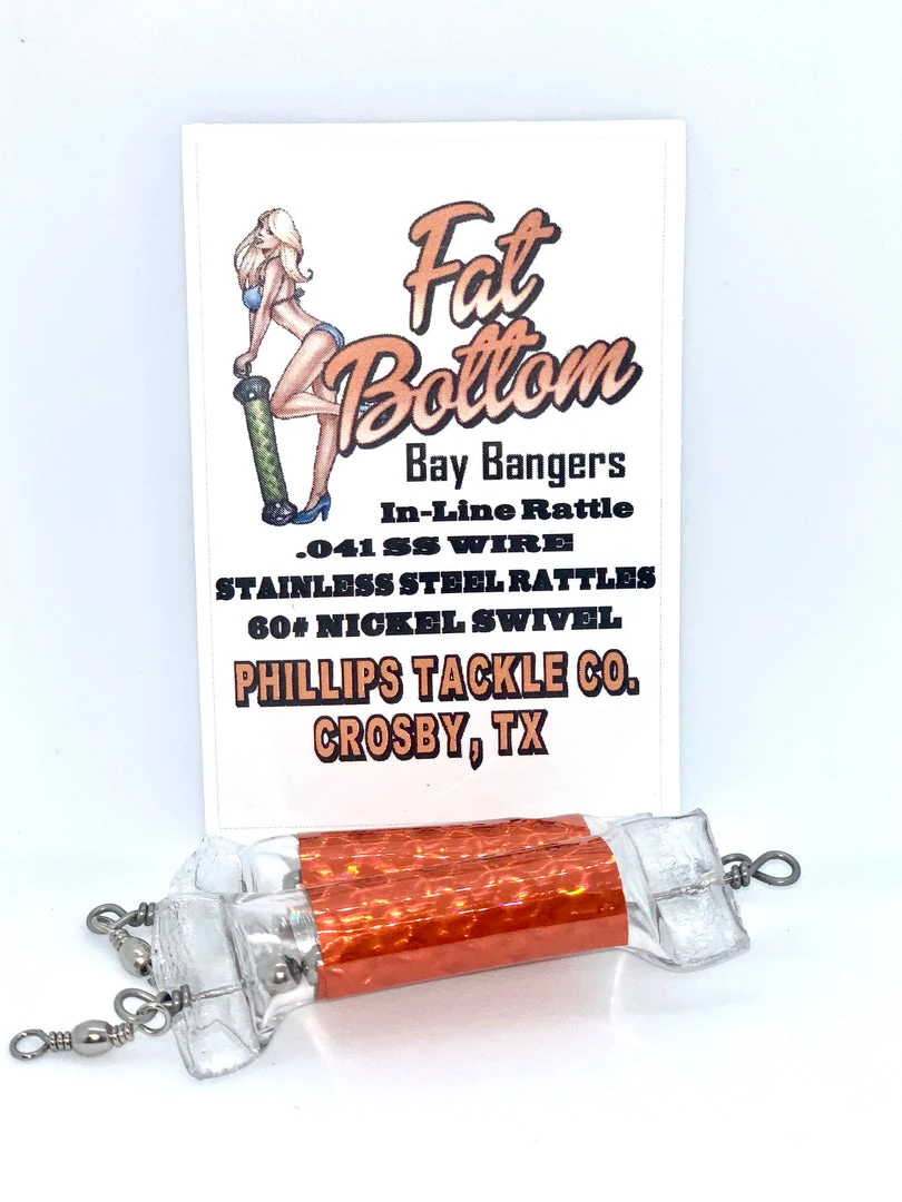 Lures & Tackle Fat Bottom Bay Bangers - 2 Pack (Multiple Colors)