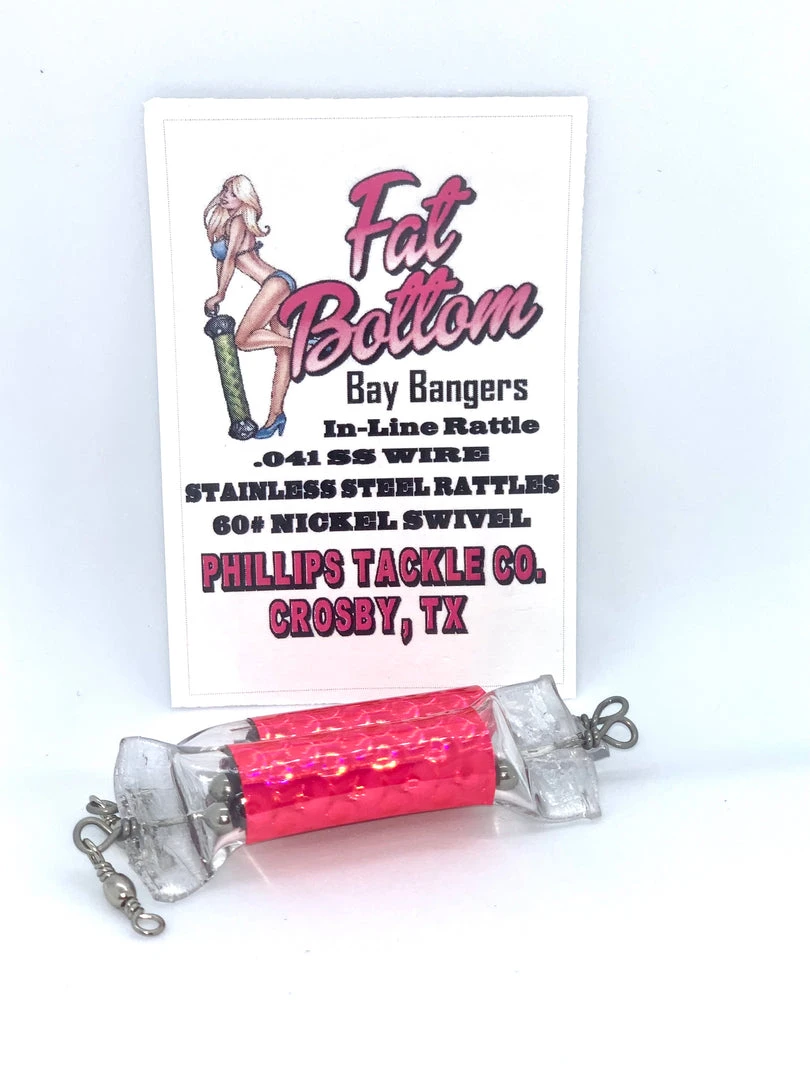 Lures & Tackle Fat Bottom Bay Bangers - 2 Pack (Multiple Colors)