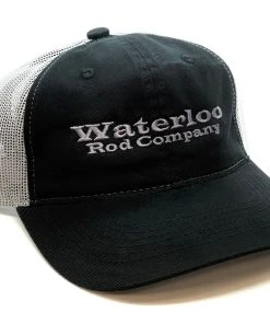 Compadres Design Inc. Waterloo Black And Charcoal Unstructured Cap - Charcoal Original Logo Caps