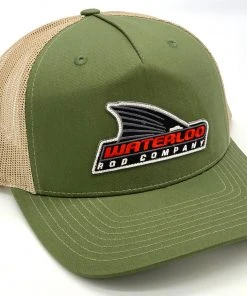 GOTTSTUFF, INC Waterloo Dark Olive And Tan Cap - Tails Up Logo Caps