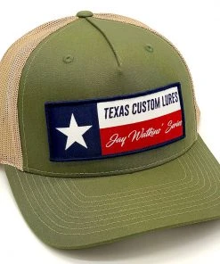 GOTTSTUFF, INC Lures & Tackle Dark Olive And Tan Texas Custom Lures Cap
