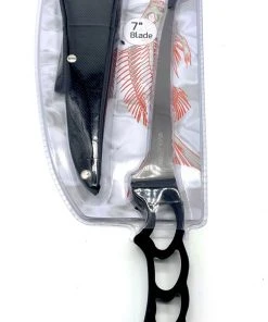 Evolution Skeleton Fillet Knife 7" W/Black Handle