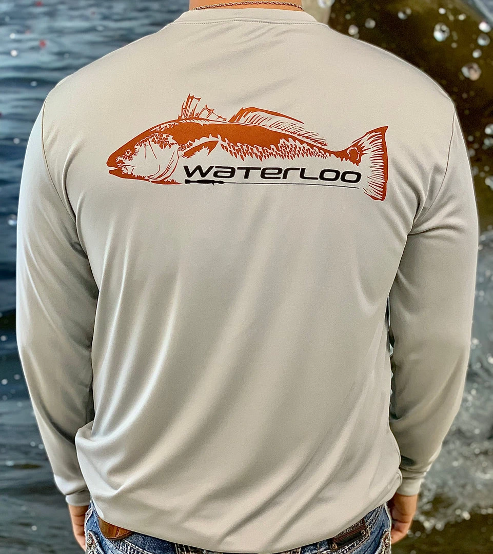 Waterloo Rods Waterloo Silver Redfish Performance Long Sleeve Shirt