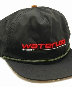 Staunch Traditional Outiffiters Waterloo Staunch Black W/Olive Rope Cap- Red Performance Logo