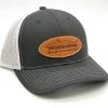 Waterloo Rods Waterloo Charcoal And White Cap - Leather Redfish Patch