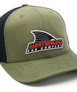 GOTSTUFF,INC Waterloo Army Green And Black Tails Up Patch Cap Caps