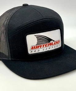 GOTSTUFF,INC Waterloo Black On Black Flat Bill Cap - Tails Up Logo Caps