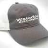 Compadres Design Inc. Waterloo Charcoal And White Unstructured Cap - White Original Logo