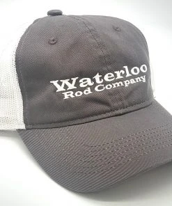 Compadres Design Inc. Waterloo Charcoal And White Unstructured Cap - White Original Logo