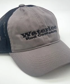 Compadres Design Inc. Waterloo Charcoal And Black Unstructured Cap - Black Original Logo