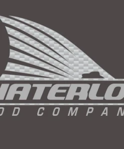 Viatran Inc Waterloo Charcoal Hooded Long Sleeve Performance Shirt - Carbon Fiber Tails Up Logo Apparel