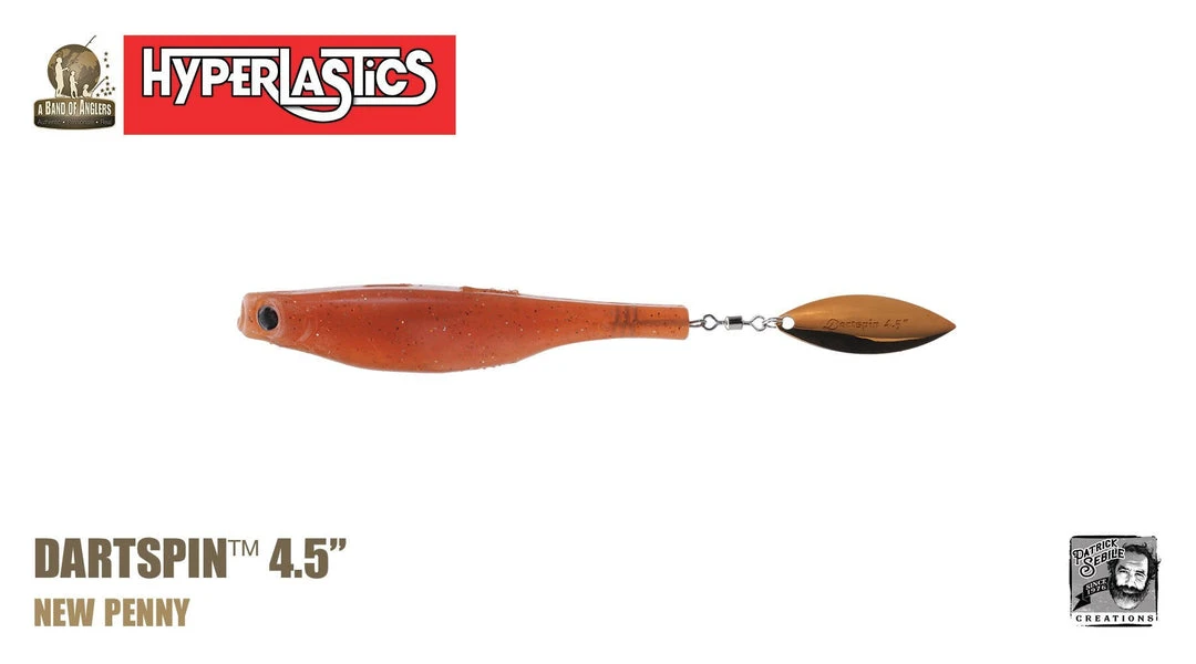 Lures & Tackle A Band Of Anglers Dartspin 4.5 Hyperlastics (Multiple Colors)