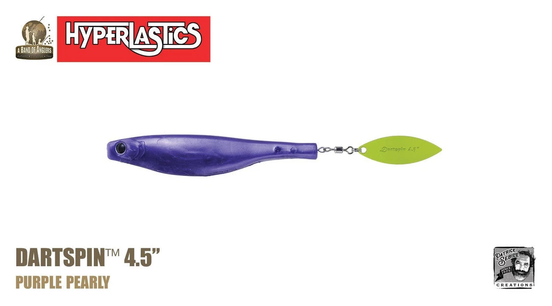Lures & Tackle A Band Of Anglers Dartspin 4.5 Hyperlastics (Multiple Colors)