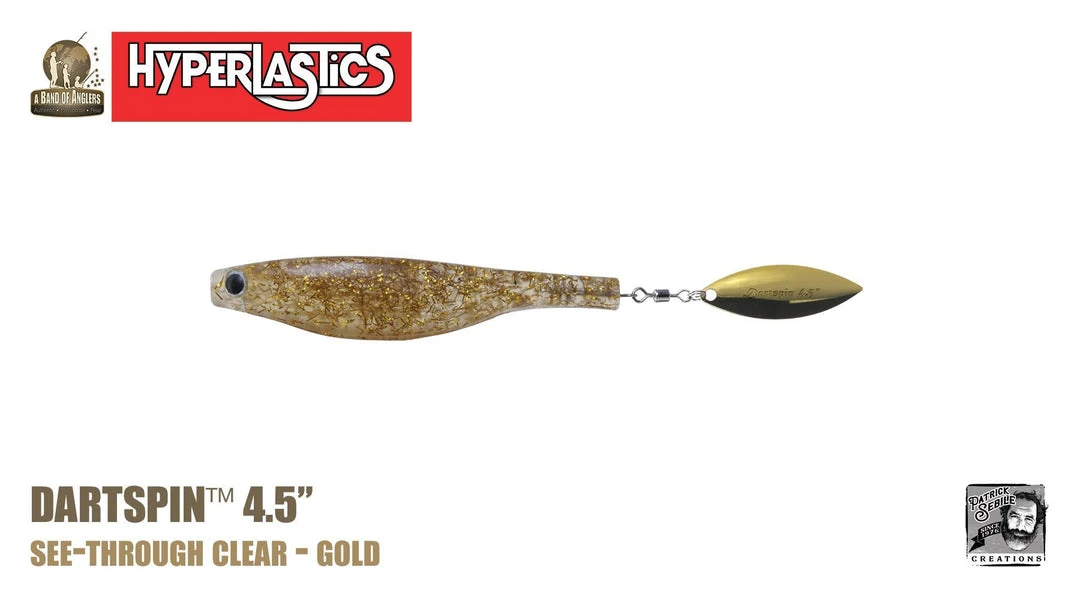 Lures & Tackle A Band Of Anglers Dartspin 4.5 Hyperlastics (Multiple Colors)