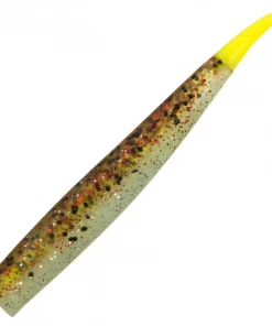 MirrOlure Lil John MRLJ - 16 -Chicken/Chartreuse Tail Lures & Tackle