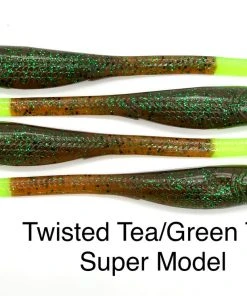 Down South Lures Down South Lure Super Model - Twisted Tea/Green Tail
