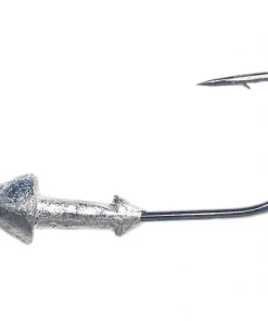 KWIGGLERS Jig Head 5 Pack - 1/4th Oz. Black Nickel 3/O Lures & Tackle