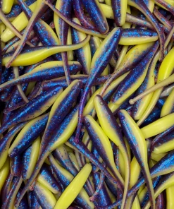 KWIGGLERS Ball Tail Shad 7 Pack (Multiple Colors)