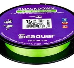 Seaguar Smackdown Hi-Vis Flash Green Braid 30lb 150yds
