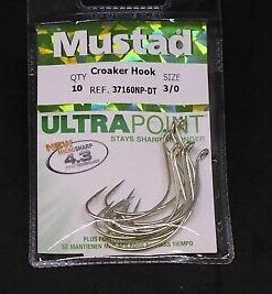 Mustad Wide Gap Croaker Hook Lures & Tackle