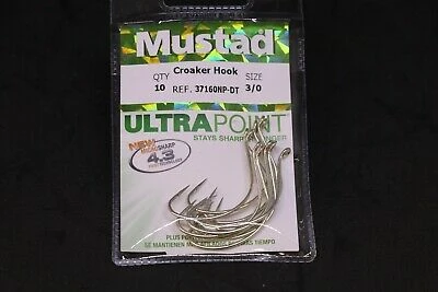Mustad Wide Gap Croaker Hook Lures & Tackle