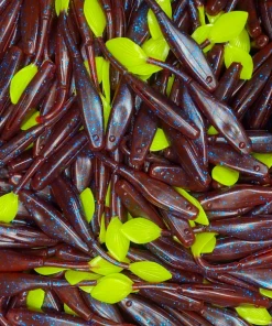 KWIGGLERS Willow Tail Shad - 6 Pack (Multiple Colors) Lures & Tackle