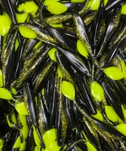 KWIGGLERS Willow Tail Shad - 6 Pack (Multiple Colors) Lures & Tackle